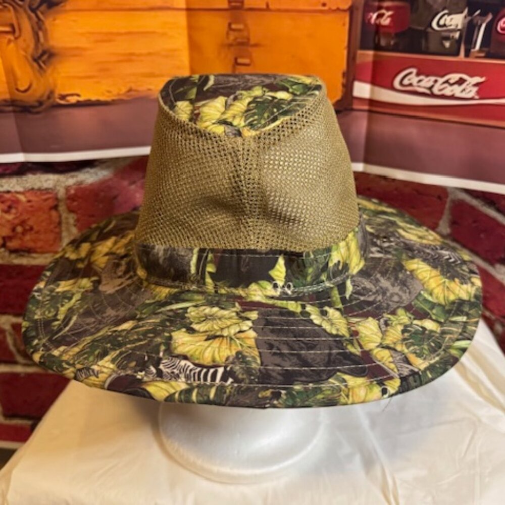 Vintage Rainforest Cafe Safari Bucket Hat Cap